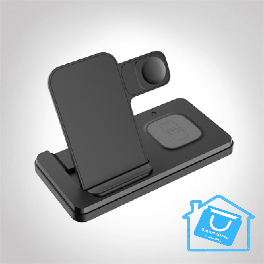 TC042 - WIRELESS CHARGER, 3 IN 1 WIRELESS CHARGING STATION - Image 4